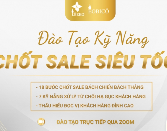 Đào tạo kỹ năng, chốt sale siêu tốc