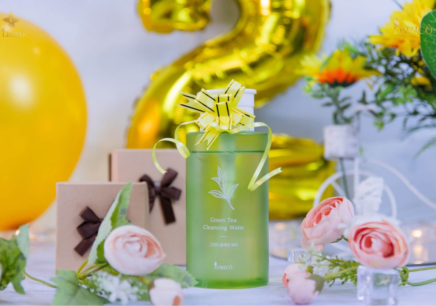 TẨY TRANG DỊU NHẸ TRÀ XANH EOBICÔ 3